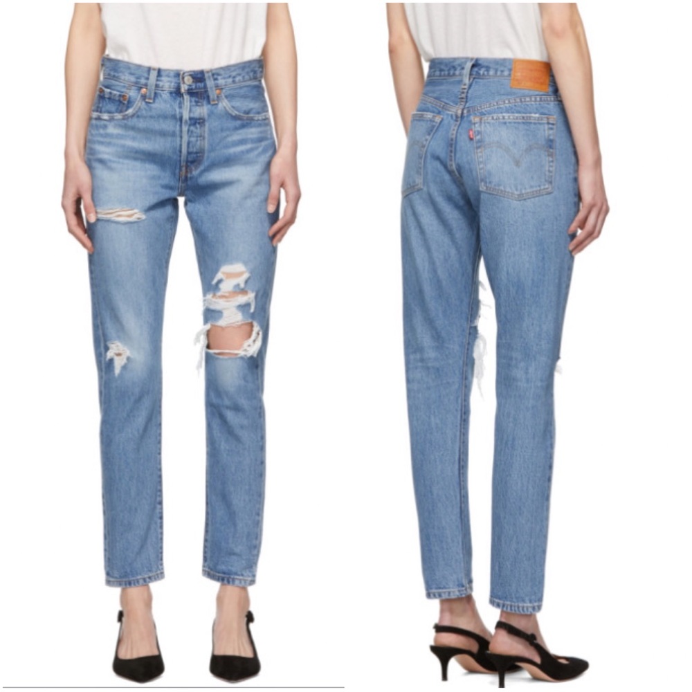 NWT•LEVI’S• 501 Skinny High Rise Non-Stretch Jeans